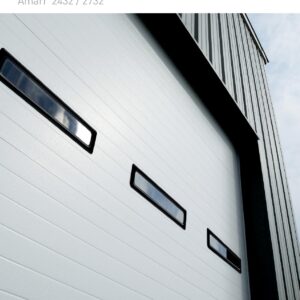 2″ Polystyrene Insulated Sectional Doors, Commercial garage doors